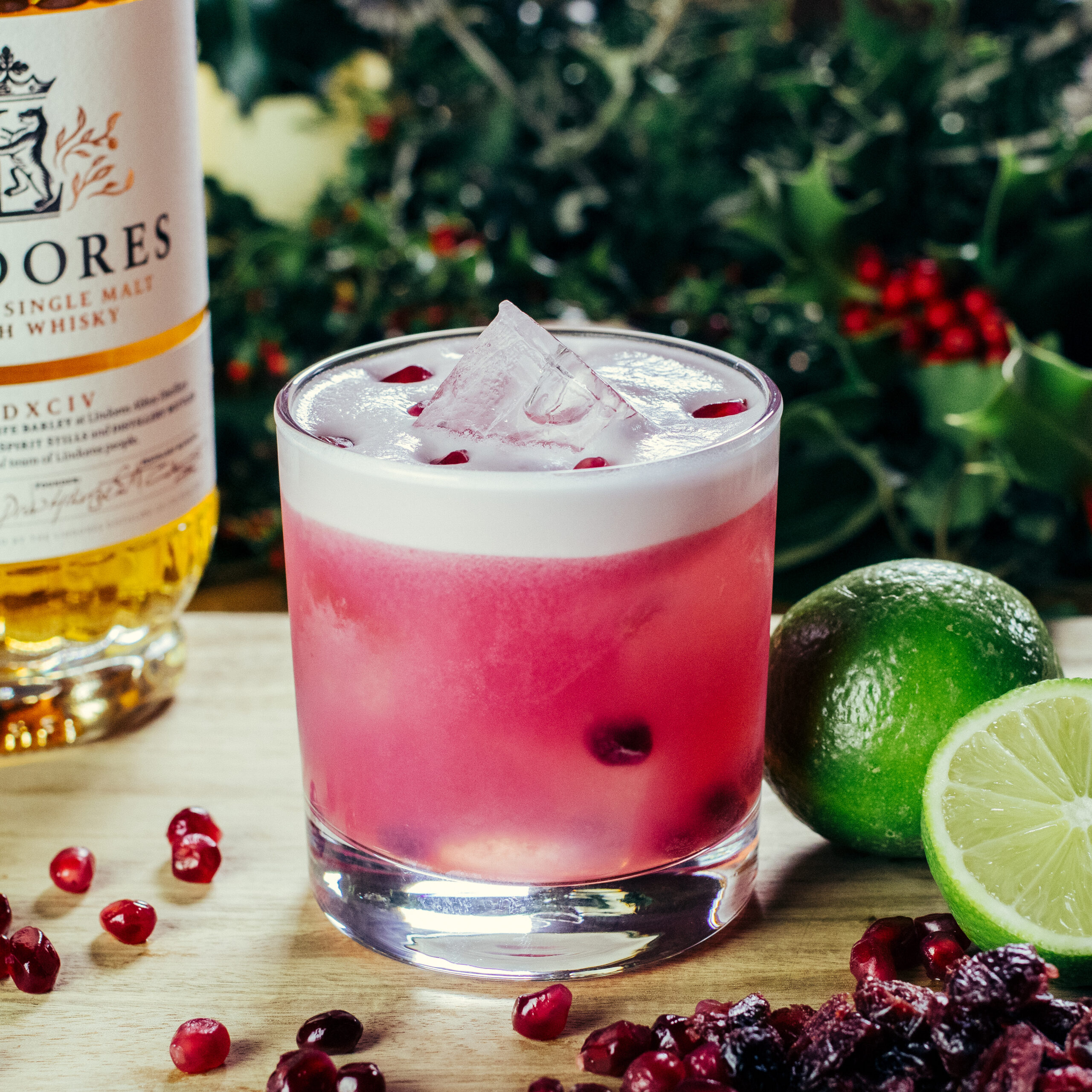 Pomegranate & Cranberry – Whisky Sour